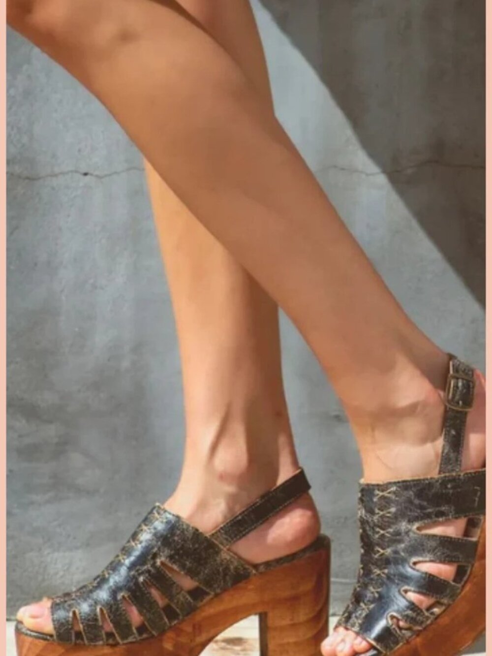 Bed|Stü Fontella Heels Size 7 Black Lux